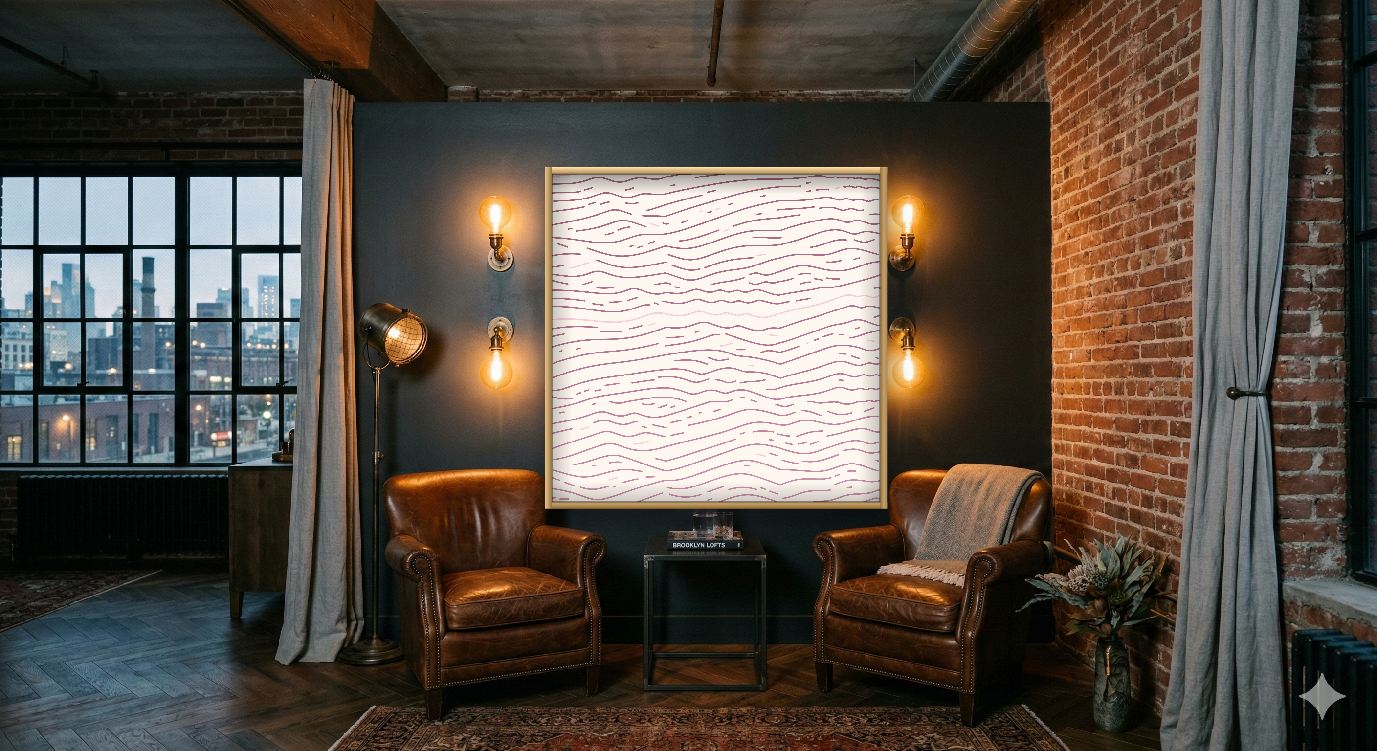 Industrial hotel setting