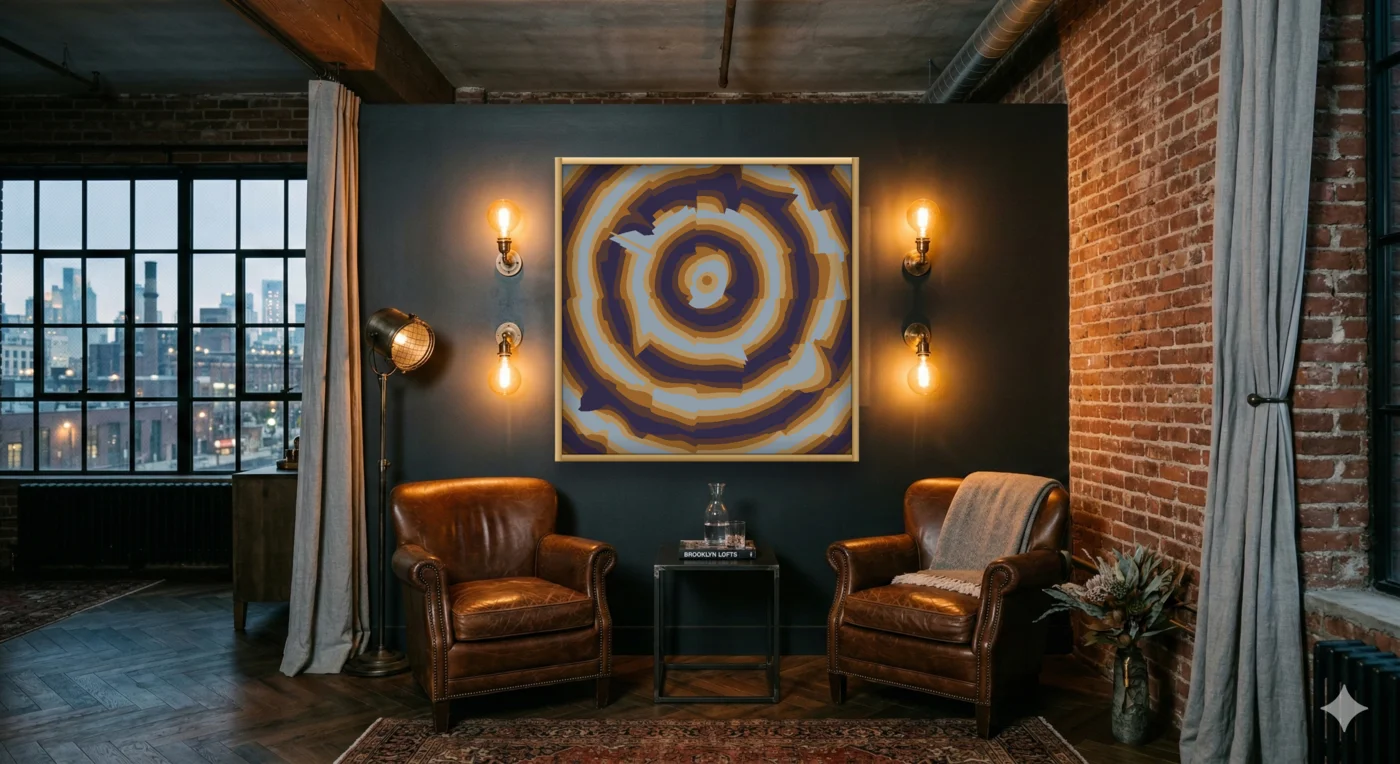 Industrial hotel setting