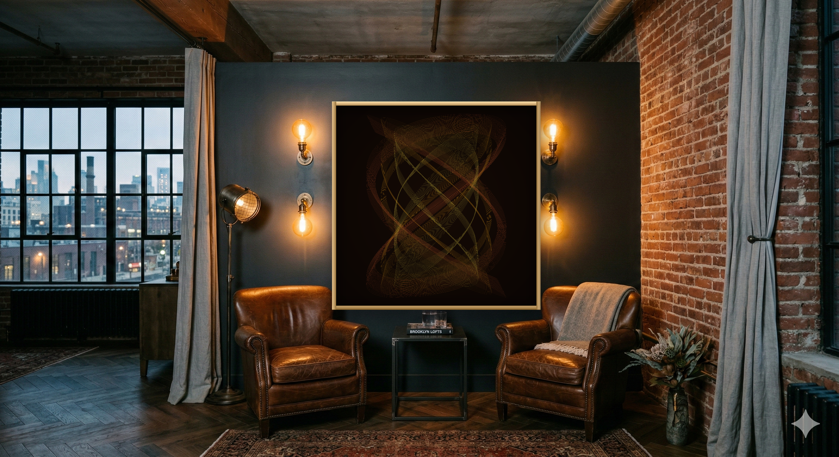 Industrial hotel setting