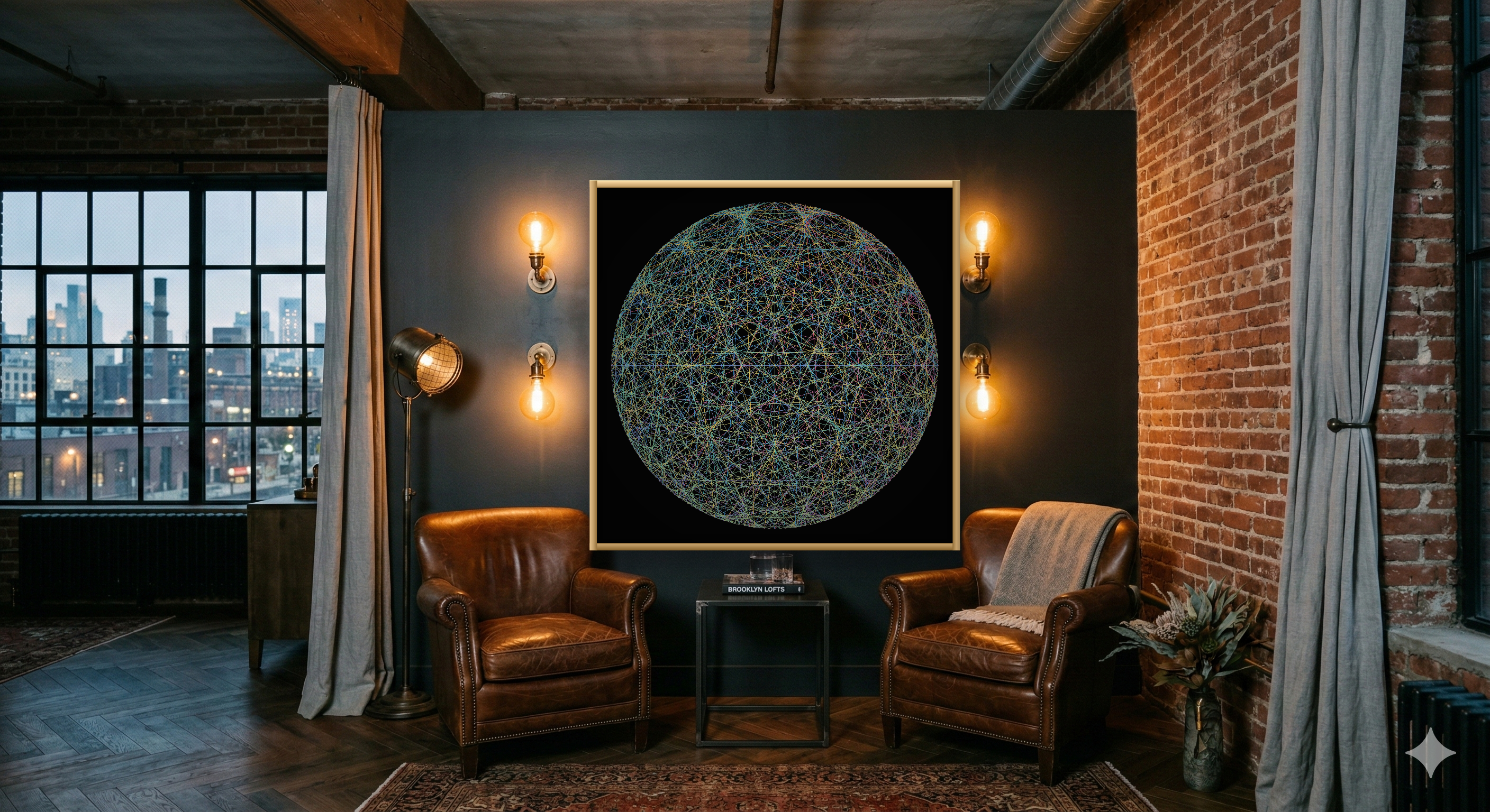 Industrial hotel setting