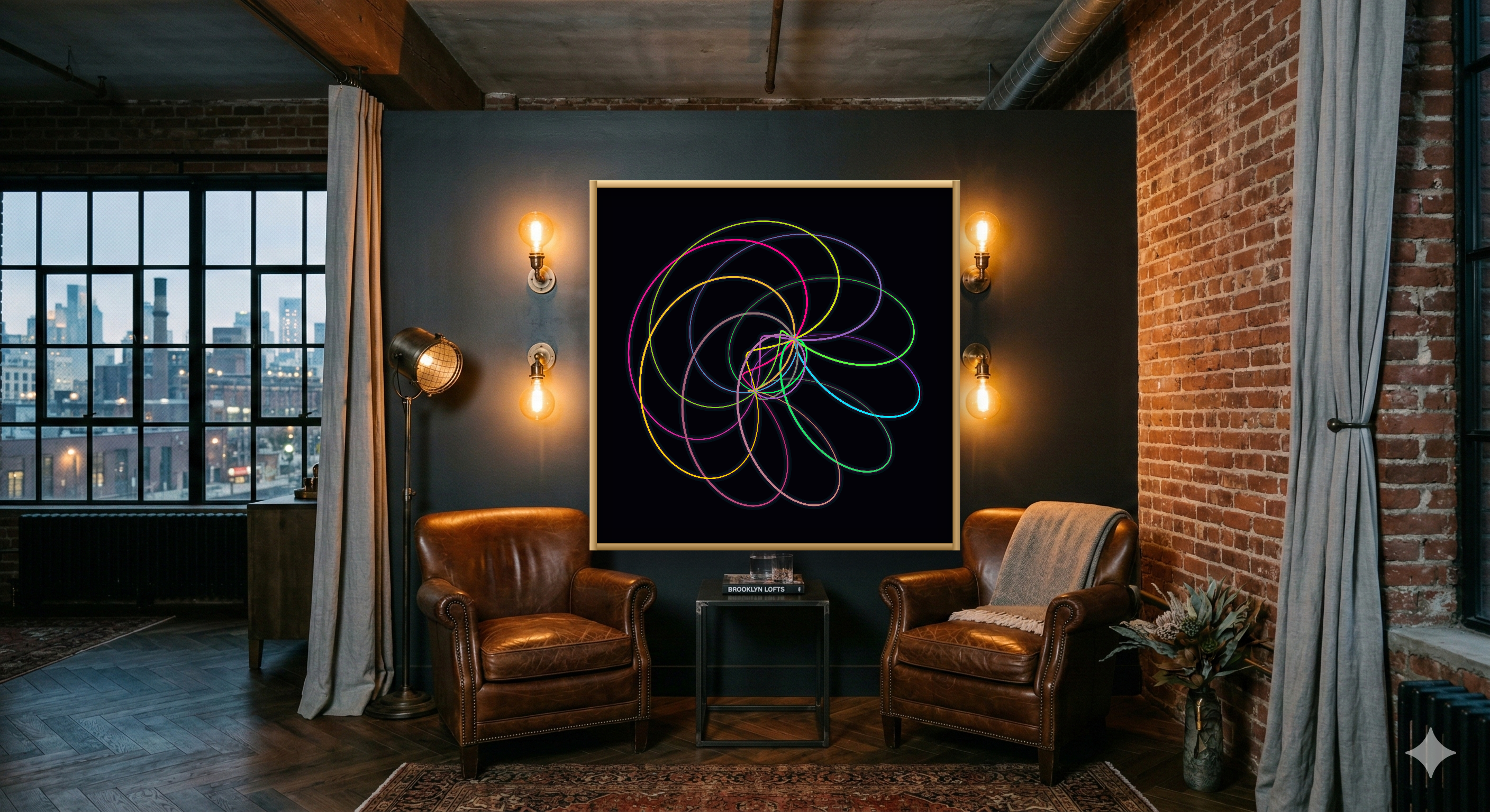 Industrial hotel setting