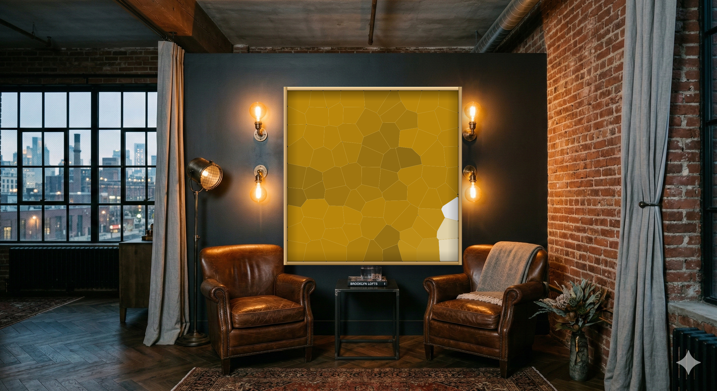 Industrial hotel setting