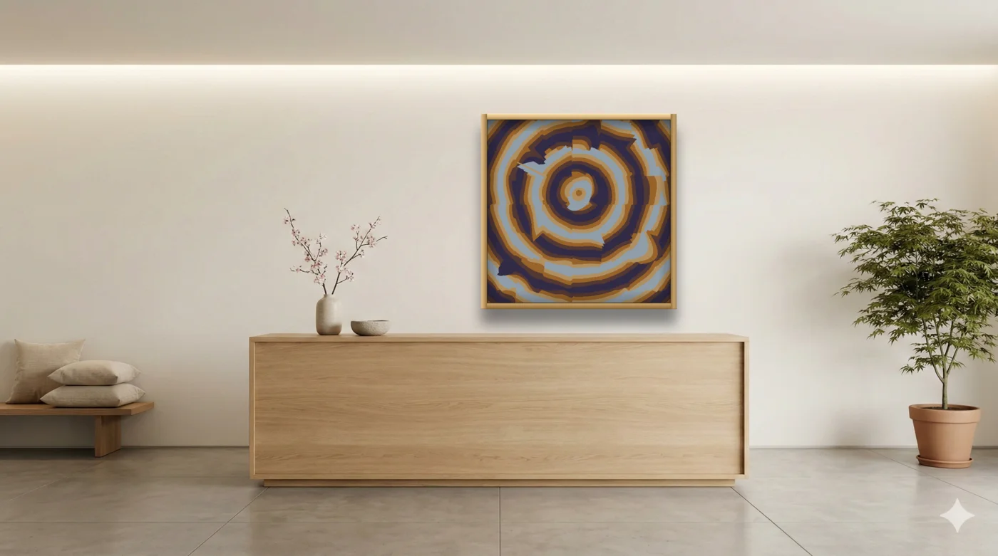 Japandi hotel setting