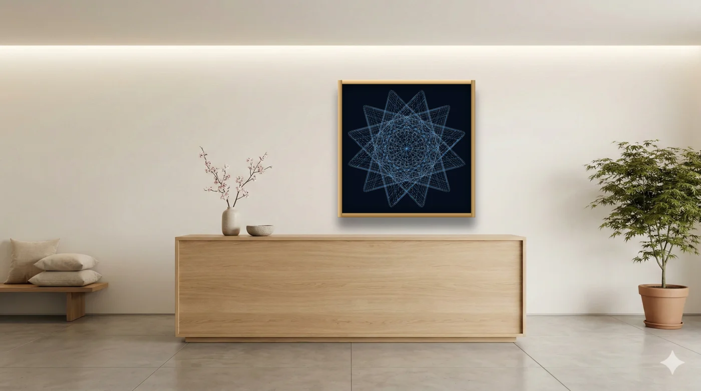 Japandi hotel setting