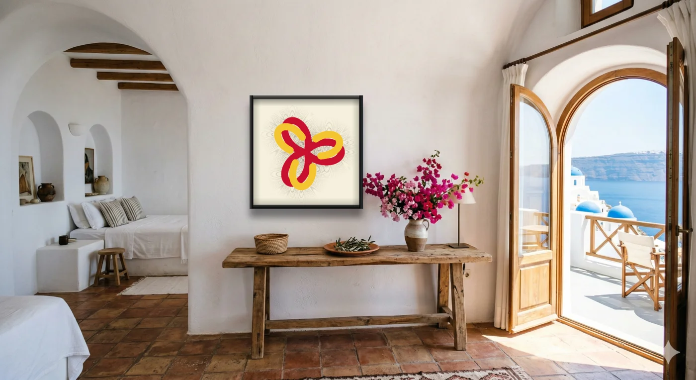 Mediterran hotel setting