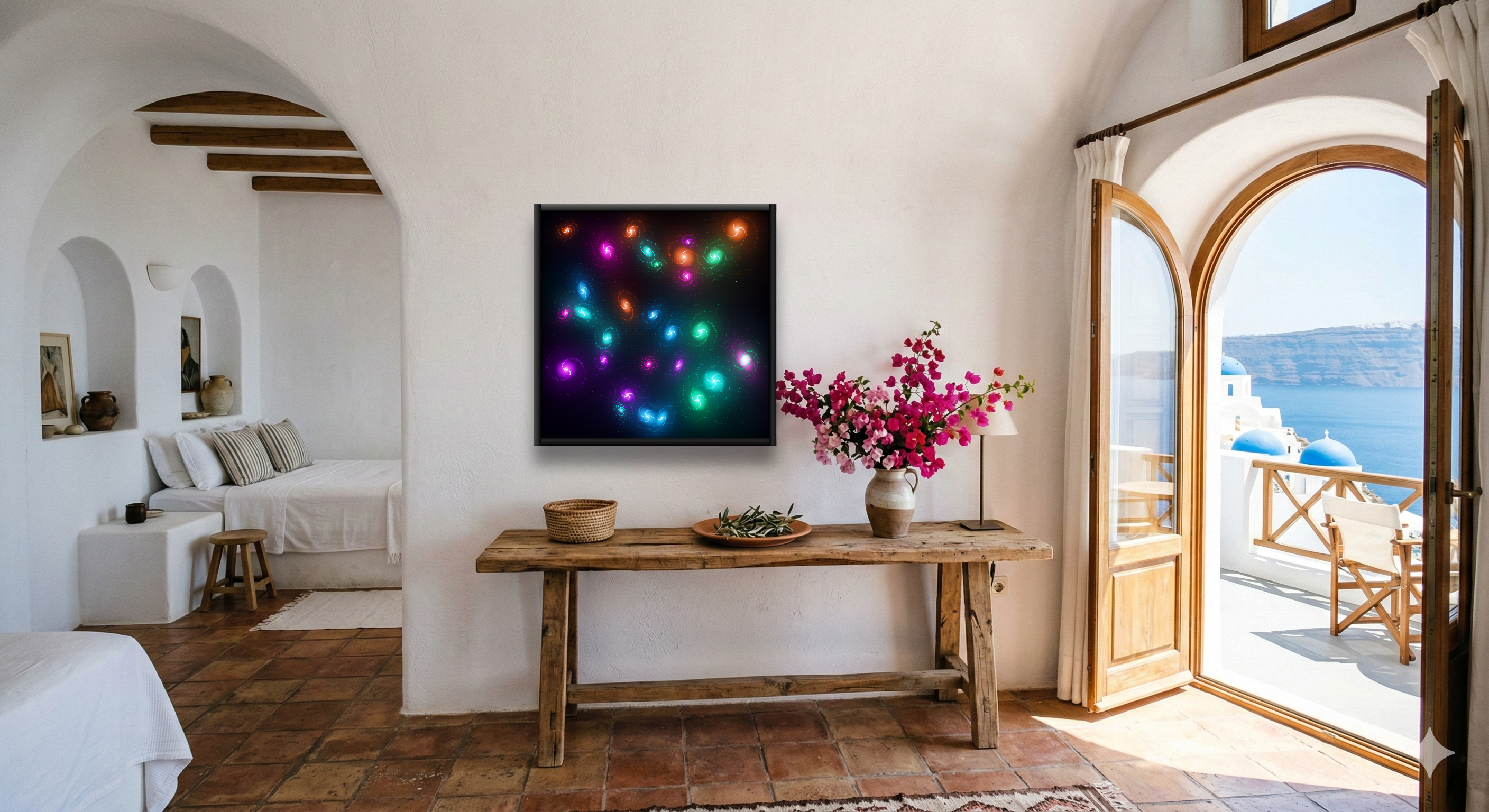 Mediterran hotel setting