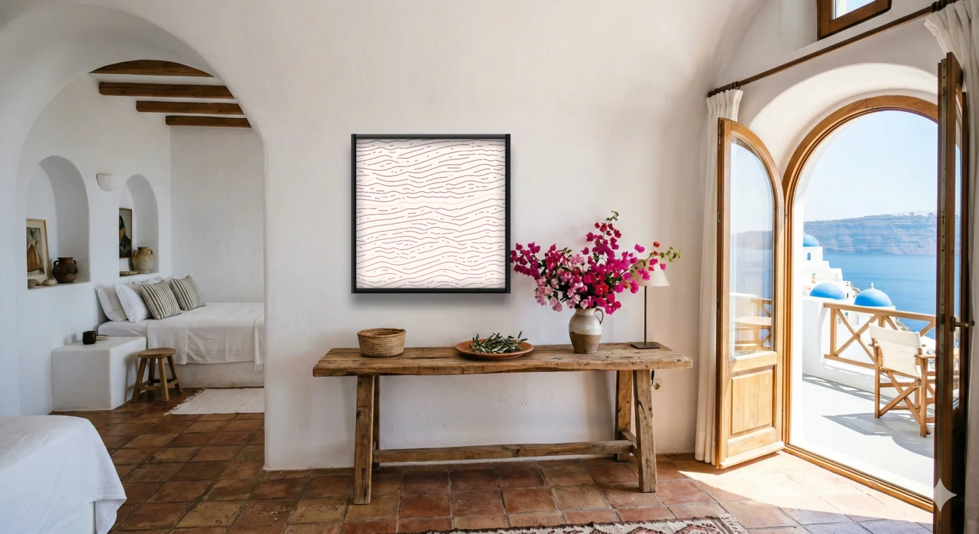 Mediterran hotel setting