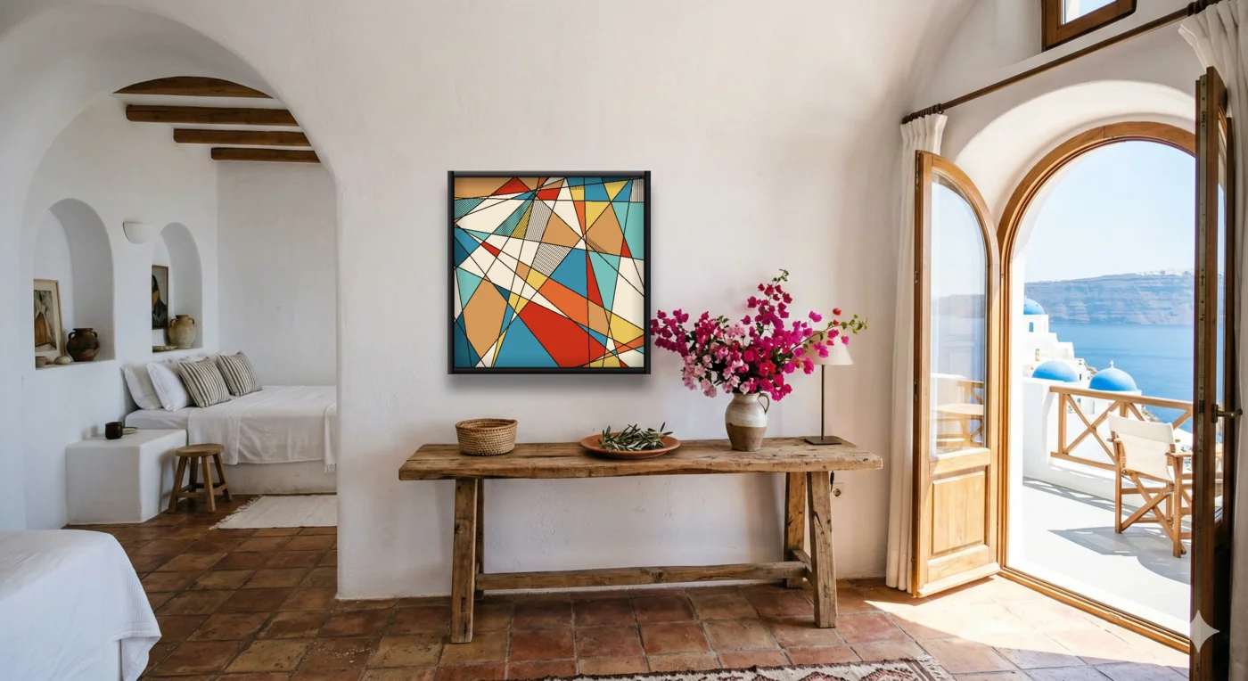 Mediterran hotel setting