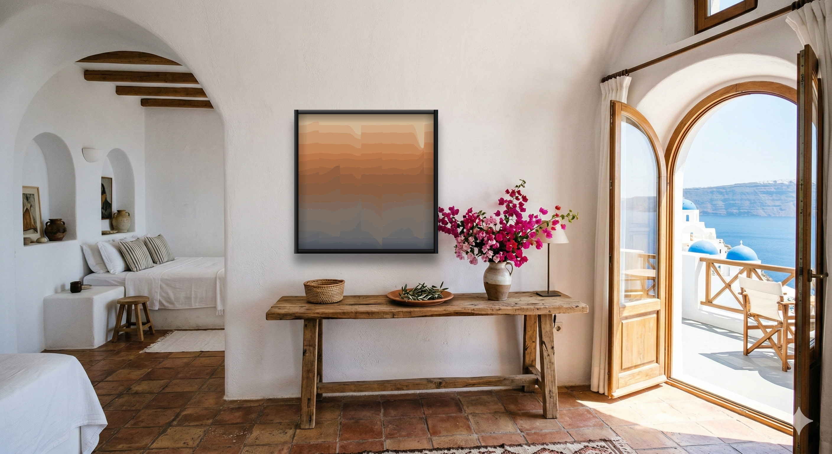 Mediterran hotel setting