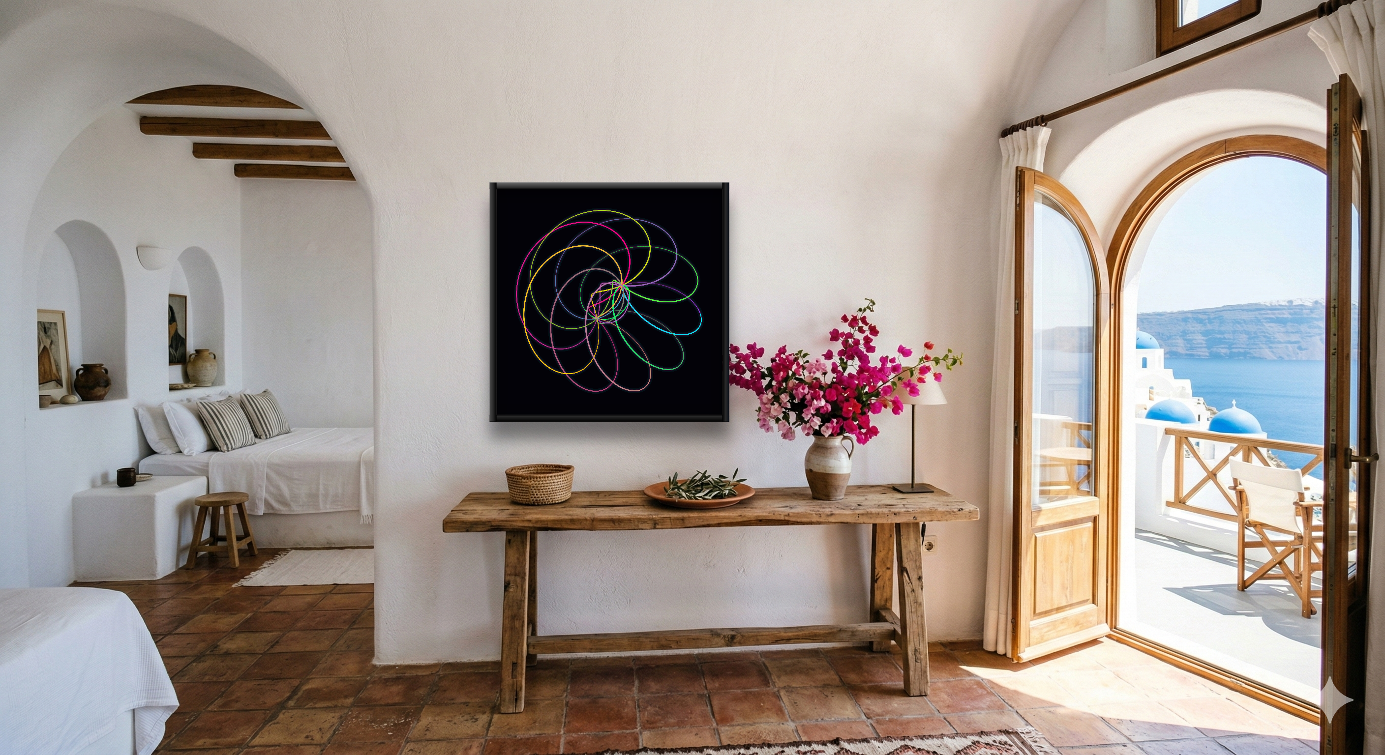 Mediterran hotel setting