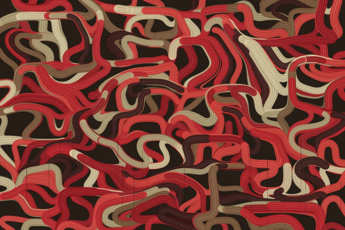 Brush Flow — generative artwork by Lumen & Logic