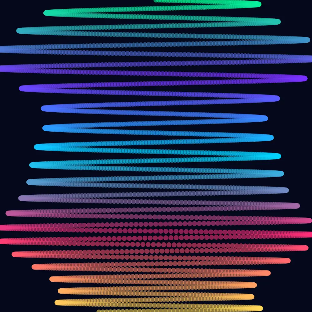 Brush Kiss — generative artwork