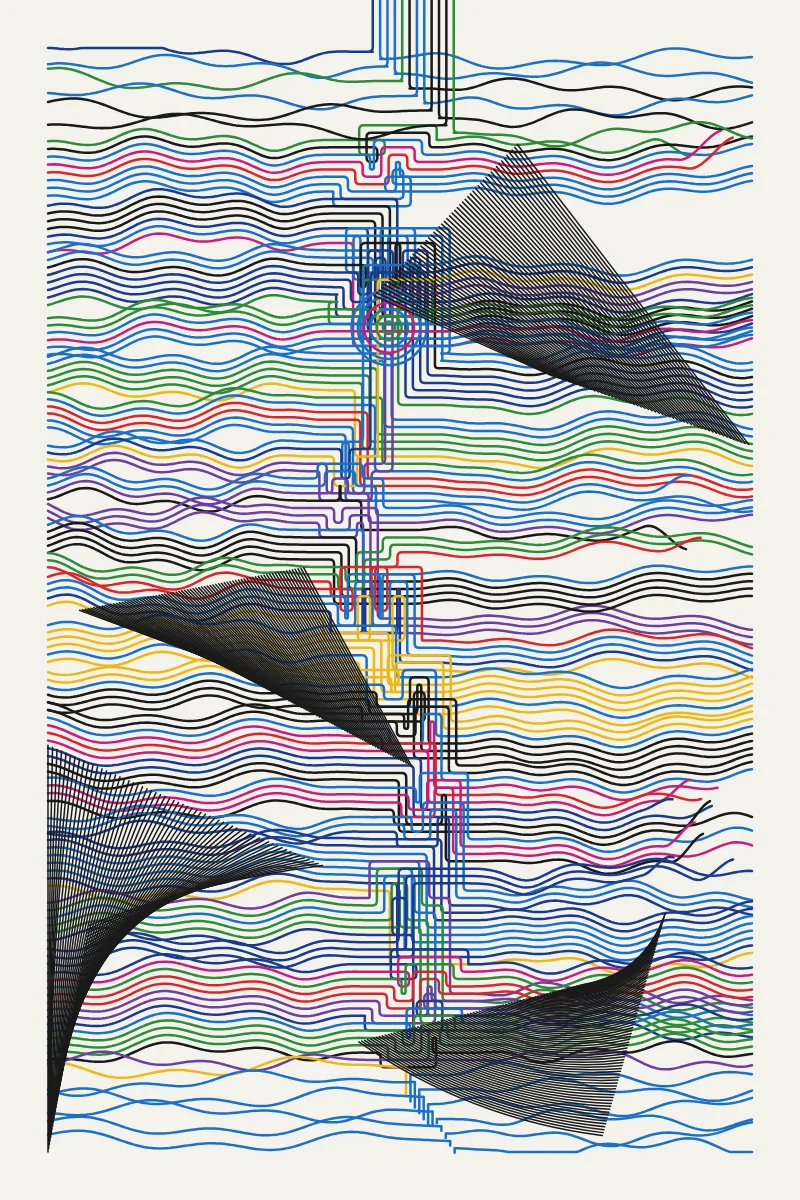 Circuit Loom — generative artwork by Lumen & Logic