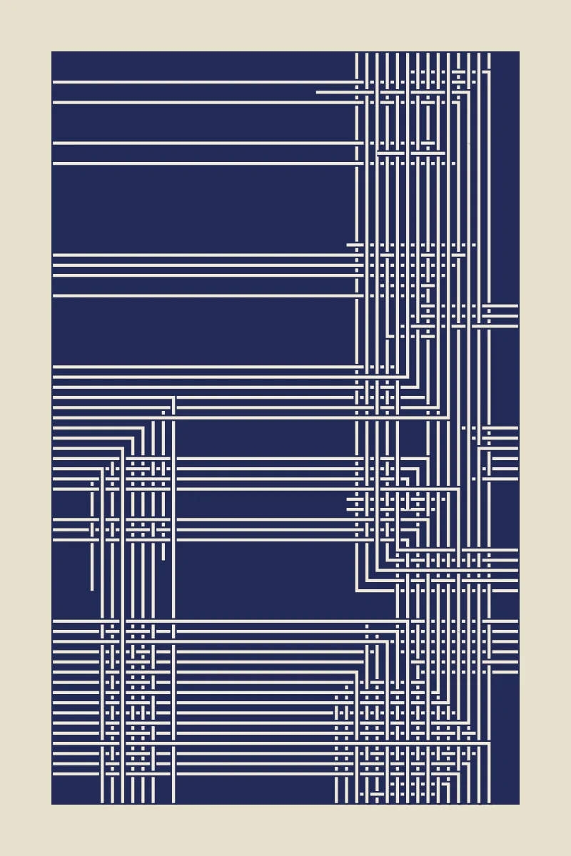 Comb Weave — generative artwork by Lumen & Logic