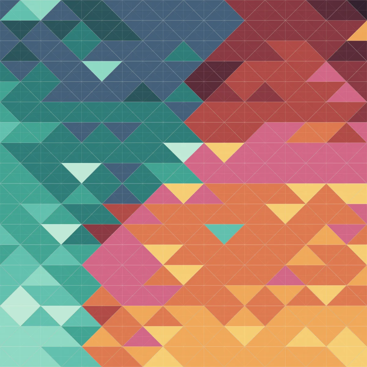 Dawn Quilt — generative artwork by Lumen & Logic