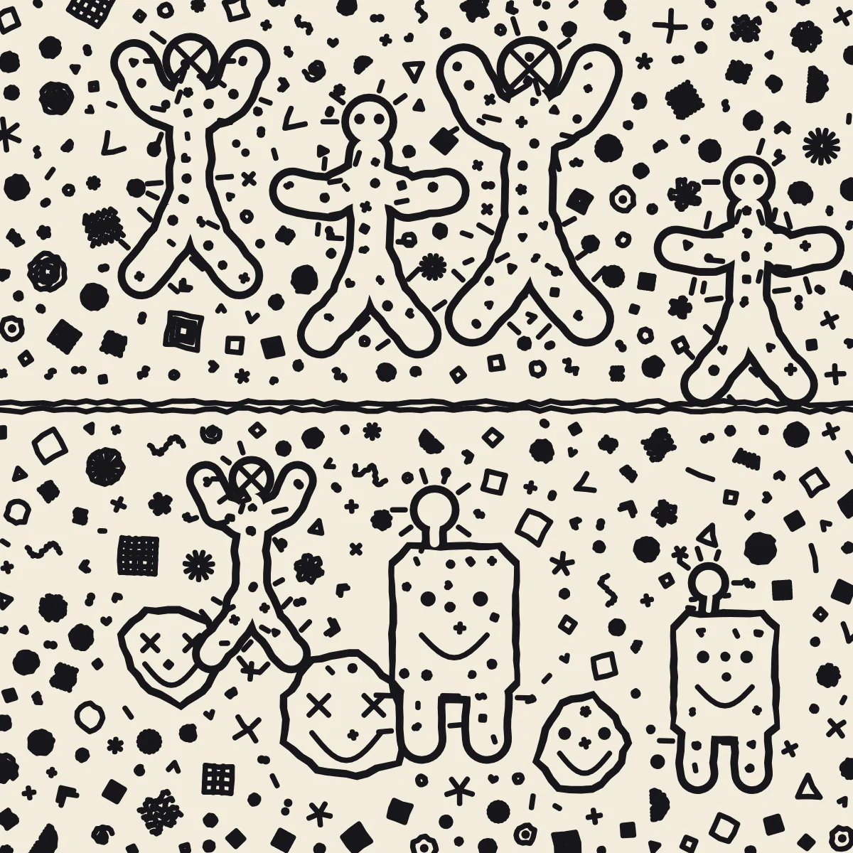 Doodle Mural — generative artwork by Lumen & Logic