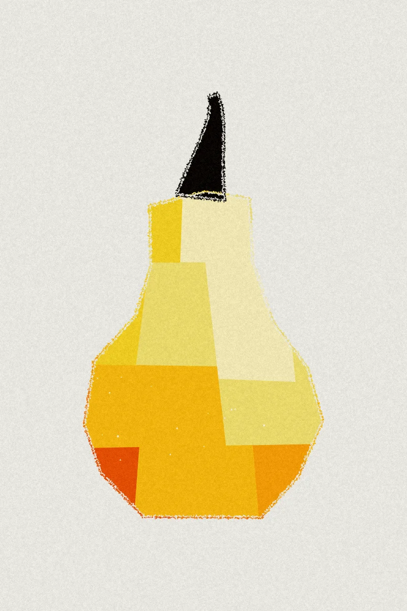 Facet Fruit — generative artwork by Lumen & Logic
