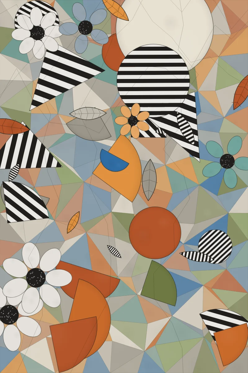 Facet Garden — generative artwork by Lumen & Logic
