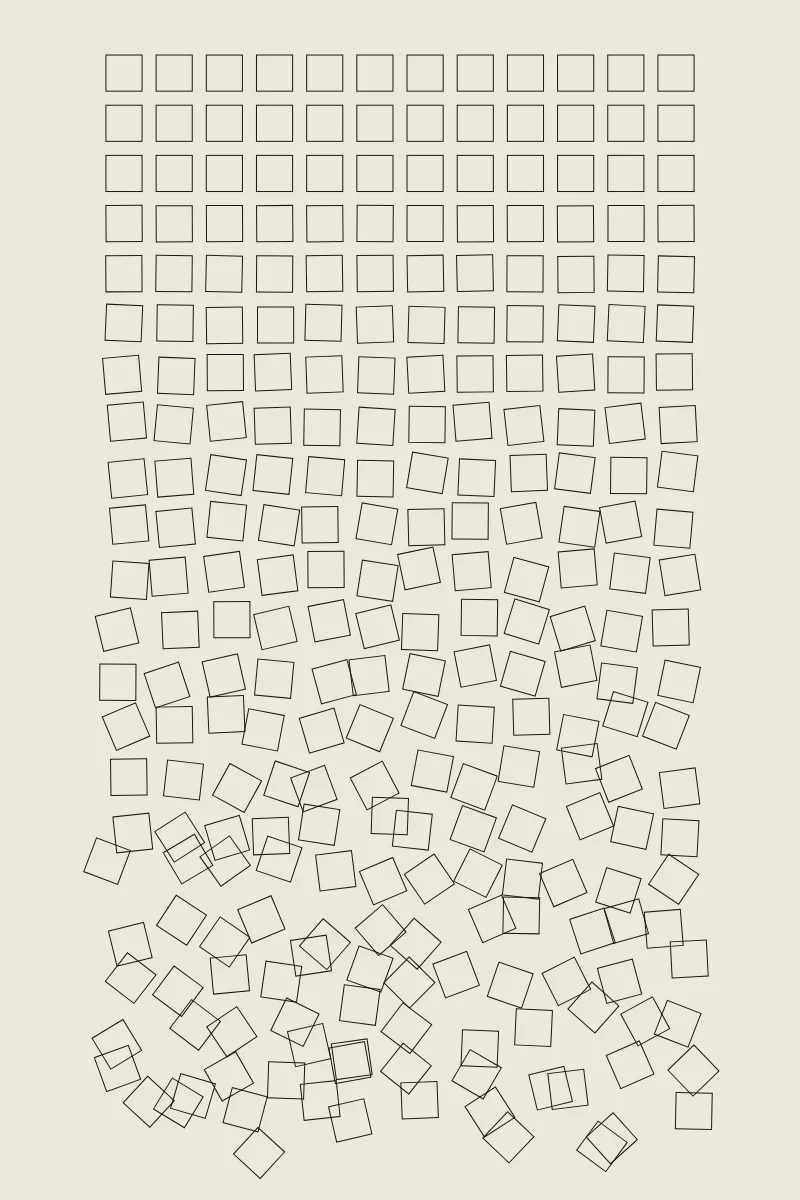 Gravel Grid — generative artwork by Lumen & Logic