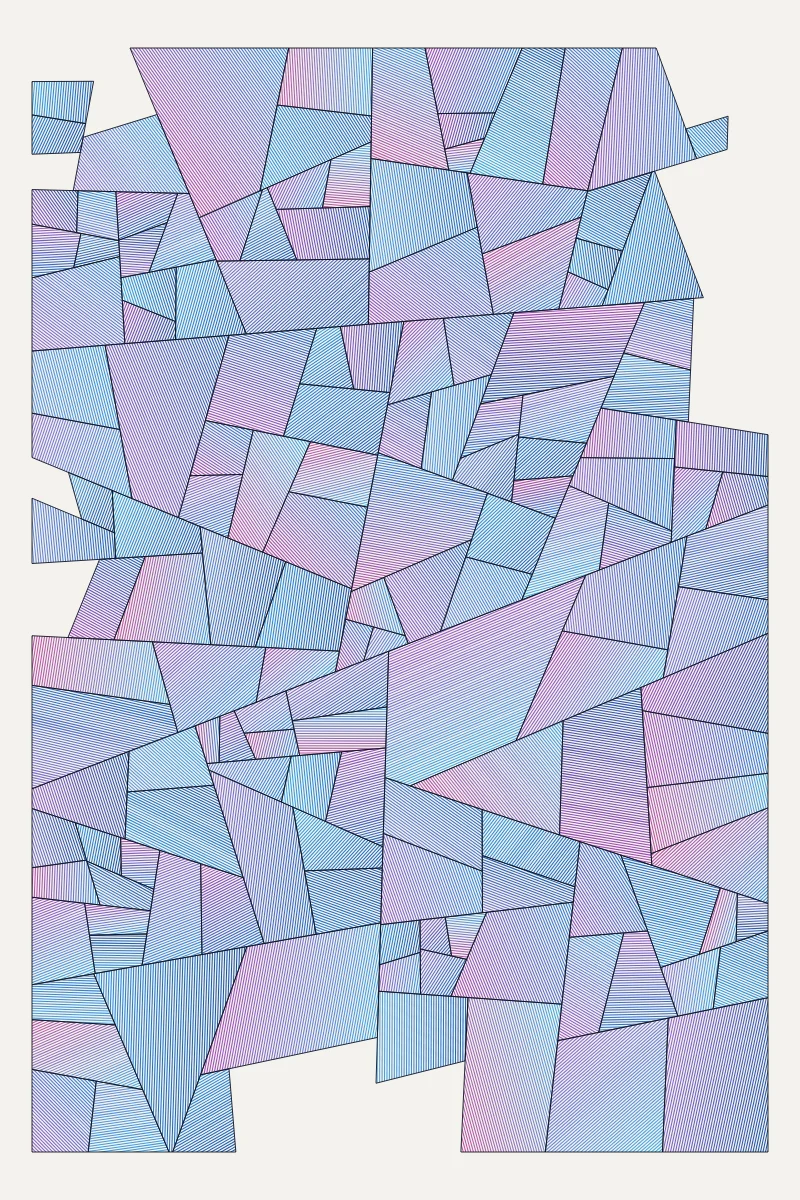 Ink Facets — generative artwork by Lumen & Logic