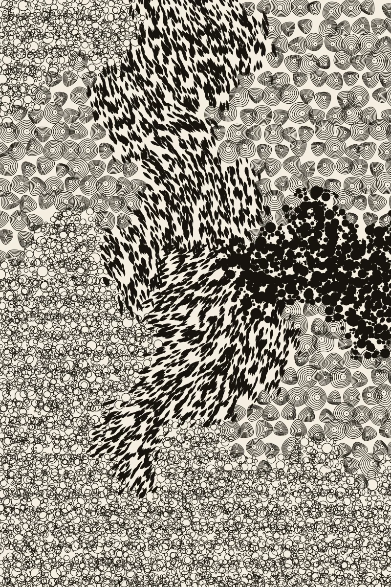 Ink Tangle — generative artwork by Lumen & Logic