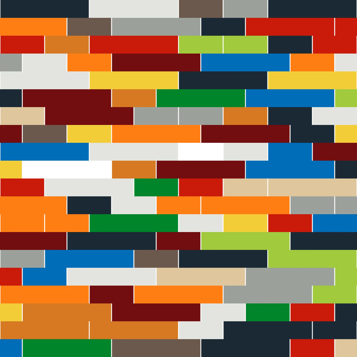 Lego Wall — generative artwork by Lumen & Logic