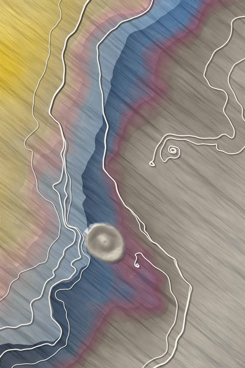Meander — generative artwork by Lumen & Logic