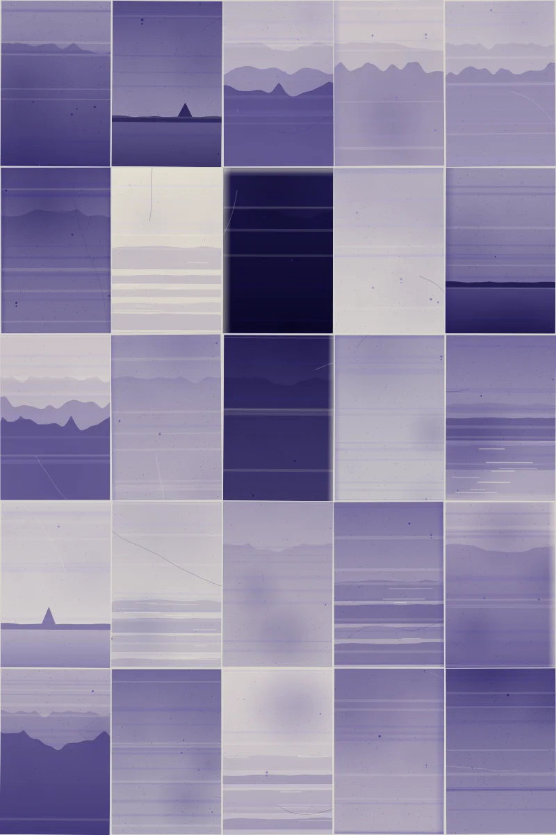 Mist Quilt — generative artwork by Lumen & Logic
