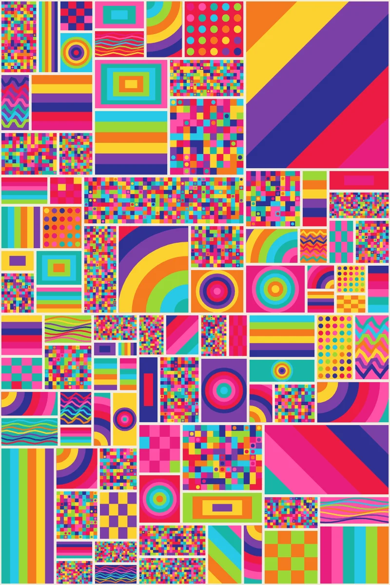 Mosaic Riot — generative artwork by Lumen & Logic