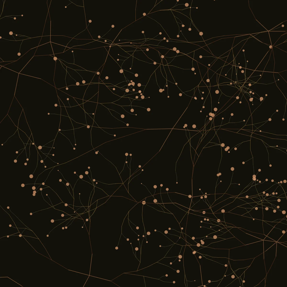 Mycelium — generative artwork by Lumen & Logic
