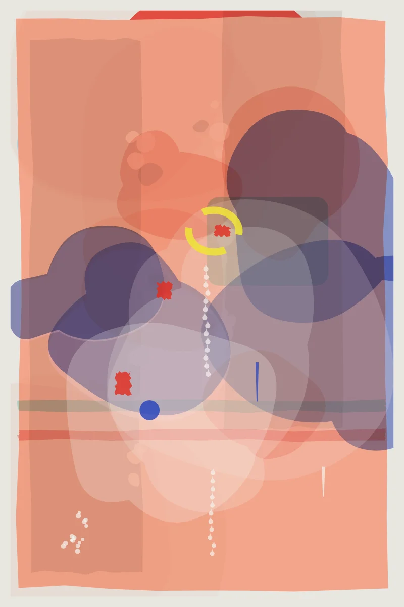 Overprint — generative artwork by Lumen & Logic