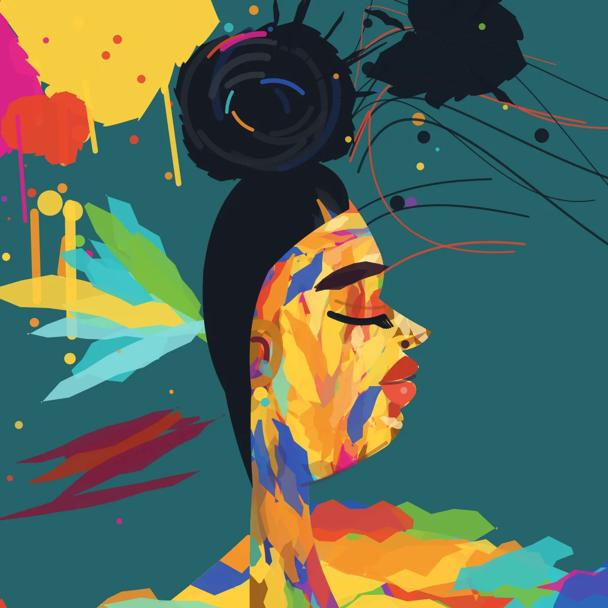 Painted Muse — generative artwork by Lumen & Logic