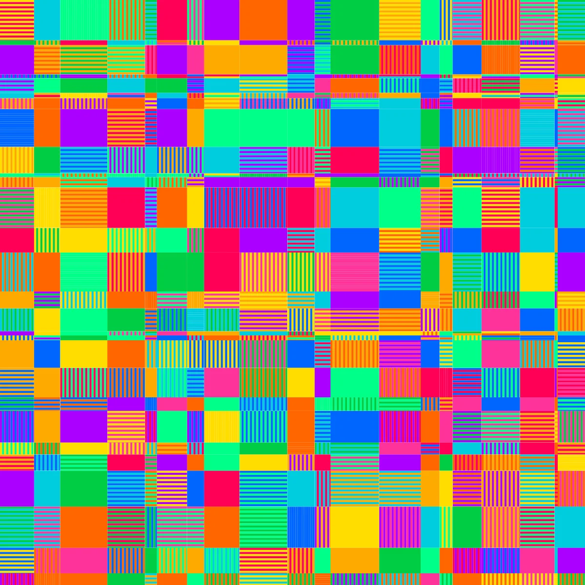 Pixel Quilt — generative artwork by Lumen & Logic