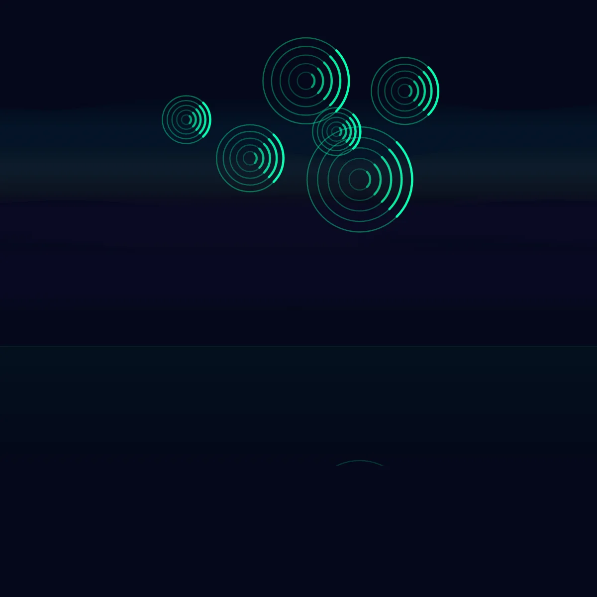 Polar Aurora — generative artwork by Lumen & Logic
