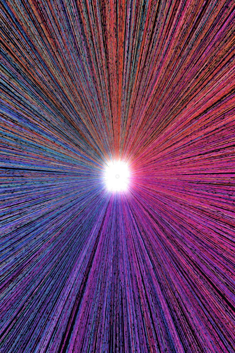 Radial Burst — generative artwork by Lumen & Logic