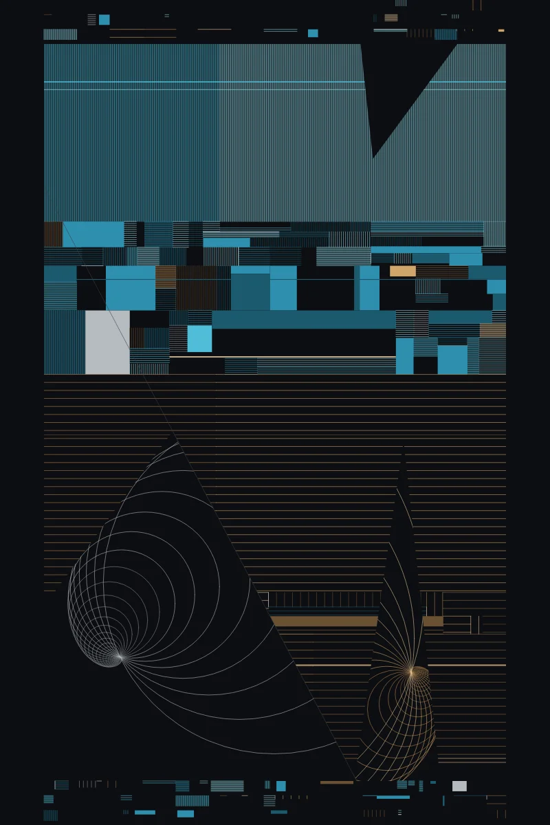 Reticle — generative artwork by Lumen & Logic