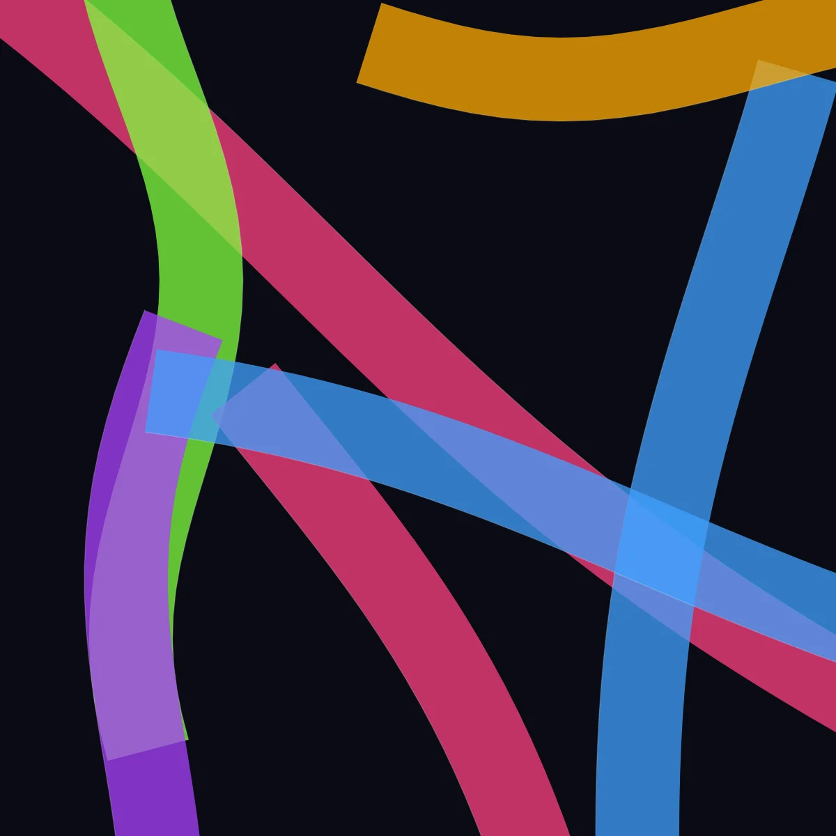 Ribbon — generative artwork by Lumen & Logic