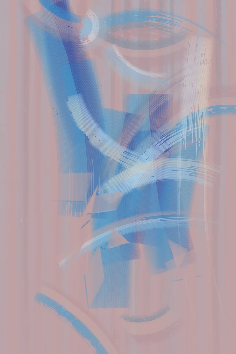 Squall Glass — generative artwork by Lumen & Logic