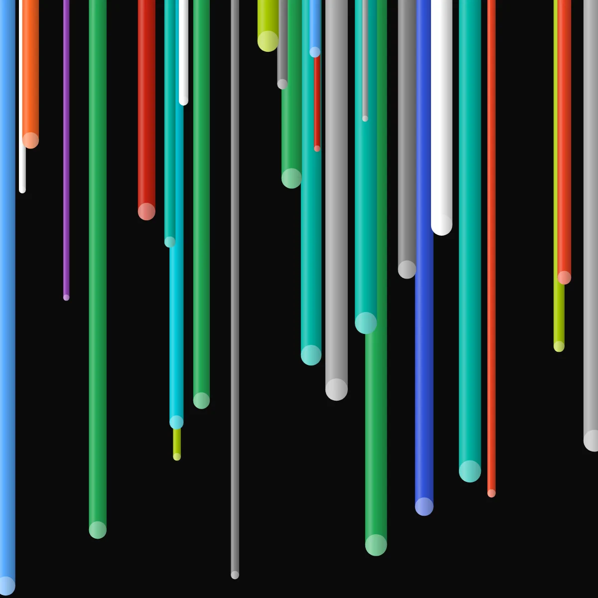 Stripe Drops — generative artwork by Lumen & Logic