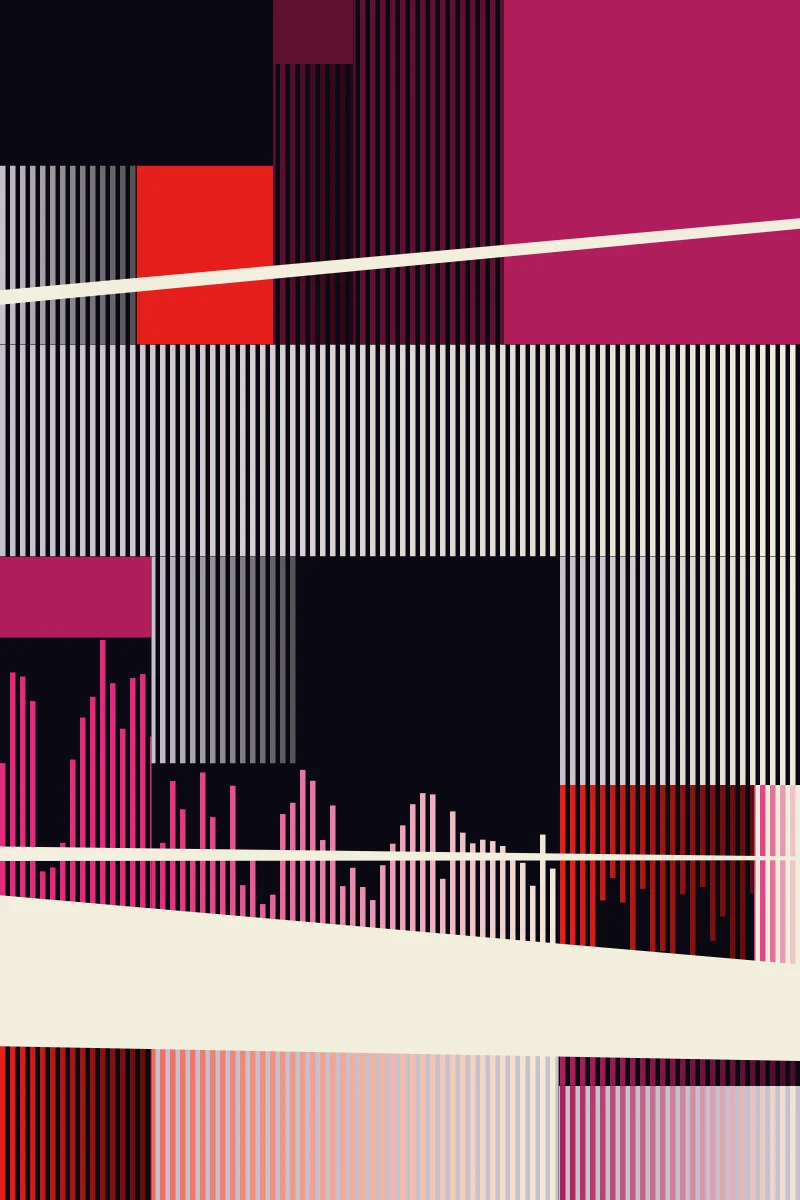 Stripe Quilt — generative artwork by Lumen & Logic