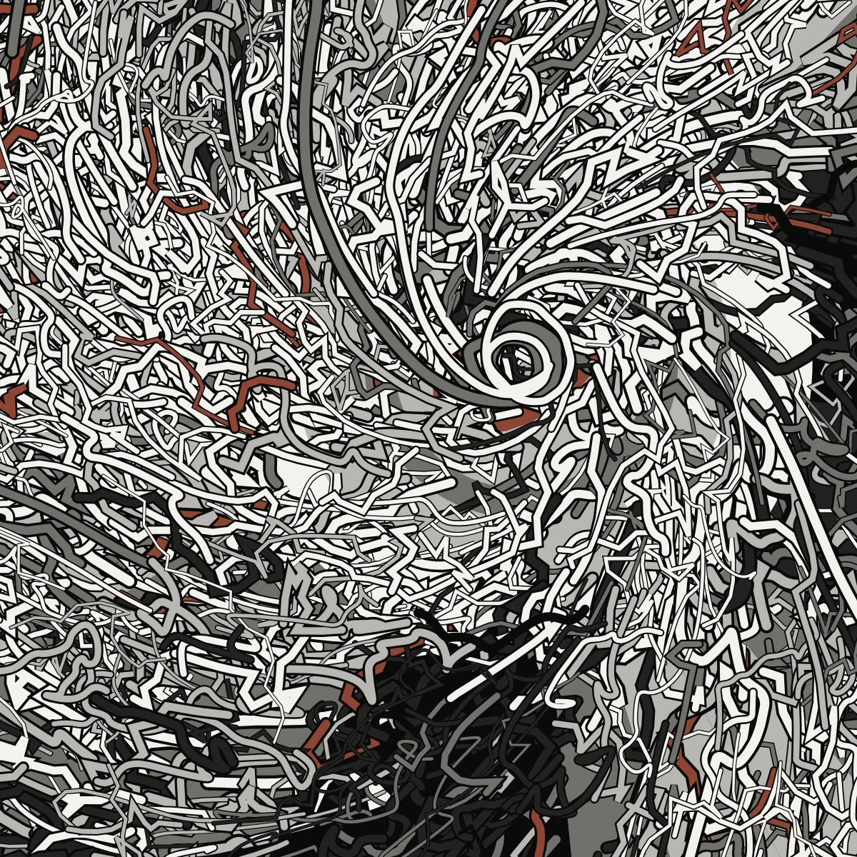 Swarf — generative artwork by Lumen & Logic