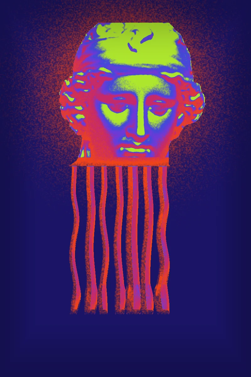 Thermal Melt — generative artwork by Lumen & Logic